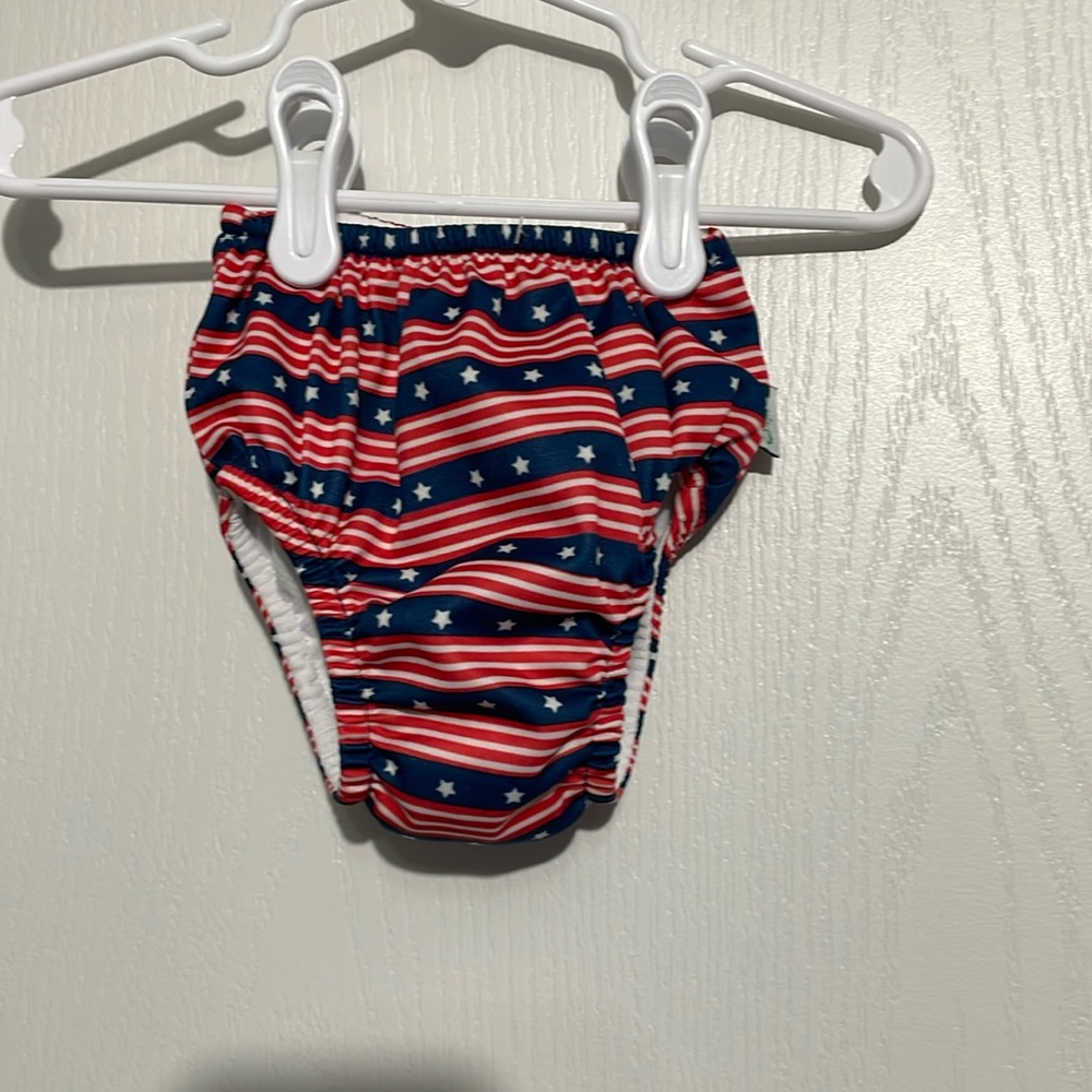 Red White & Blue Toddler Swim Bottoms